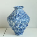 GobekUsa Blue Ceramic Vase Hydroponic Terrarium Flowerpot Decoration Home Flower Vase