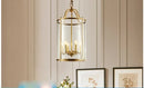 Vintage Copper Birdcage Glass Pendant Light