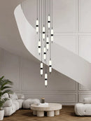 GobekUsa LED Staircase Chandelier Ceiling Living Room Lighting Decoration