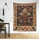 GobekUsa Abstract Flowers Leaves Tapestry Wall Hanging Bohemian Hippie Aesthetic Art