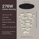 GobekUsa Acrylic Chandelier: Modern Nordic Style Lighting for Luxury Living Room & Staircase