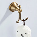 GobekUsa Bronze Bathroom Accessories Set: Towel Rack, Toilet Brush Holder, Soap Dish, Towel Shelf