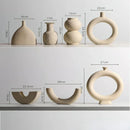 GobekUsa Ceramic Art Vase: Modern, Simple, & Elegant Home Décor Ornaments for Living Room & Bedroom