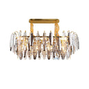 GobekUsa Gold Crystal LED Chandelier Lighting for Dinning Table