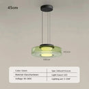 Nordic Glass Pendant Light in Green or Gray