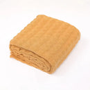 GobekUsa Knitted Waffle Blanket Throw - Multi-Season Sofa Cover, Bedspread, and Nap Bed End Towel