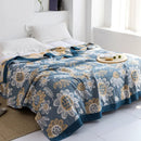 GobekUsa Cotton Gauze Towel Throw Blanket - Soft and Cozy Bedspread for All Seasons