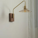 GobekUsa Glass Copper LED Wall Sconce Modern Stair Light Fixtures