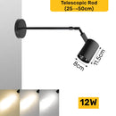 GobekUsa Adjustable LED Wall Lamp for Modern Industrial Living Room, Bedroom & Gallery