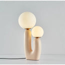 GobekUsa Glass Table Lamp: Postmodern Resin Bedside Light for Living Room Bedroom Decor