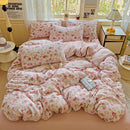 GobekUsa Cloud Touch Ultra Soft Duvet Cover Set in Sweet Design & Double Layer Yarn