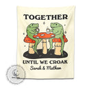 GobekUsa Cute Cartoon Frog Moon Phase Tapestry for Girls Dorm Room Decor