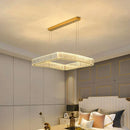 GobekUsa Crystal Chandelier: Luxury Living Room & Bedroom Pendant Light