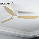 GobekUsa 42-Inch Black Ceiling Fan with LED Light & Remote Control