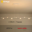 GobekUsa LED Wave Pendant Light for Office Dining Living Room Decor