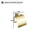 GobekUsa Gold Bathroom Accessories Set: Towel Bar Rail, Toilet Paper Holder, Towel Rack, Hook