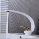 GobekUsa Basin Faucet: Rose Gold/Black/Gold Bathroom Sink Mixer Tap made of Brass