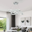 GobekUsa Crystal Rings LED Chandelier Pendant Light Fixture