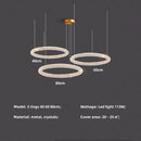 GobekUsa Crystals Pendant Lights: Modern Dimmable Chandelier for Luxury Living Room, Dining, Bedroom