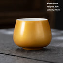 GobekUsa Ceramic KungFu Tea Cup Small Coffee Cups Porcelain Teacup Pottery Water Cup