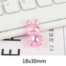 GobekUsa Kawaii Rabbit Resin Cabochon for Scrapbooking and DIY Crafts