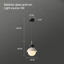 GobekUsa Glass Ball Pendant Lamp: Modern Nordic Light Fixture for Home Decor, Kitchen, Dining, Bedroom