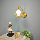 GobekUsa Glass Ball LED Wall Sconce for Living Bedroom Dining Kitchen - Minimalist Design