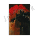 GobekUsa Beksinski Surreal Art Poster - Gothic Wall Art Canvas Print