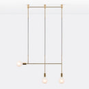 GobekUsa Geometric Iron Pendant Lights for Dining Bedroom Cafe Indoor Decor