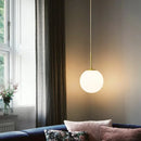 GobekUsa LED Glass Ball Chandelier: Modern Nordic Lights for Dining Room, Restaurant, Bar