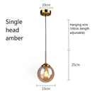 GobekUsa Glass Pendant Lights: Modern LED Hanging Lamp for Home Lighting Fixtures