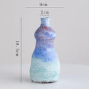 GobekUsa Gradient Ceramic Vase - Tabletop Floral Decoration