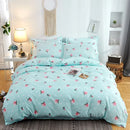 GobekUsa Cartoon Print Bedding Set - Queen/King Size Duvet Cover, Sheets, Pillowcases