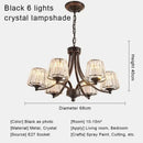 GobekUsa Crystal Chandelier Ceiling Lights for Modern Living Spaces