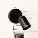 GobekUsa LED Wall Sconce Pull Chain Switch Cream Style Stair Light Fixture