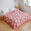 GobekUsa 100% Cotton Nordic Throw Blanket - Soft Gauze Bedspread for Bedroom & Sofa