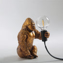 GobekUsa King Kong Resin Night Light: Customizable LED Table Lamp for Modern Living Spaces