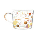 GobekUsa 500ml Glass Mug with Handle and Scale for Breakfast Milk at Home or Office