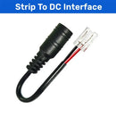 GobekUsa 2-Pin COB LED Strip Connectors for 2835 5050 SMD Tape Light, 90° Angle Fixed Clip