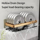 GobekUsa Aluminum Corner Bathroom Shelf with Towel Holder