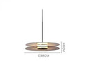 Modern Scandinavian White Glass Bedside Pendant Light