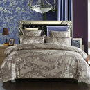 GobekUsa Jacquard Luxury Bedding Set - King Size Duvet Cover & Bed Quilts - High Quality Home Textile
