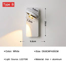 GobekUsa LED Rotatable Wall Lamp for Bedroom Living Room - Modern Indoor Wall Sconces