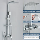 GobekUsa Digital Display Shower System with Thermostatic Control and Tub Spout