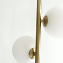 GobekUsa Brass/Black Glass Ball LED Pendant Lights Modern Bedroom Living Room Hanging Lamps