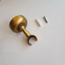 GobekUsa Antique Brass Hand Shower Holder Hook Pedestal Bracket Wall Mount Bathroom Accessories