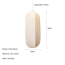 GobekUsa Japanese Silk Pendant Lights for Wabi Sabi Nordic Chandeliers and Home Decoration