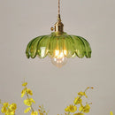 GobekUsa Green Glass LED Hanging Pendant Lights