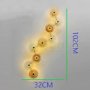 GobekUsa Crystal LED Wall Lamps for Living Room Bedroom Decor
