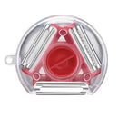 GobekUsa 3-in-1 Magic Peeler Trio Set: Slicer, Shredder, Julienne Cutter - Kitchen Tool